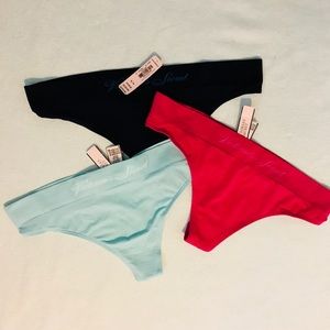 3 pairs Victoria Secrets thongs all NWT, size M
